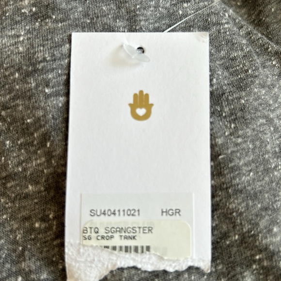 Spiritual Gangster NWT Grey Crop Top, Size L - Picture 7 of 7